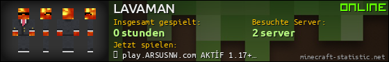Benutzerleisten 560x90 für LAVAMAN