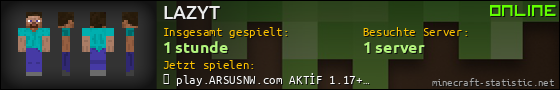 Benutzerleisten 560x90 für LAZYT
