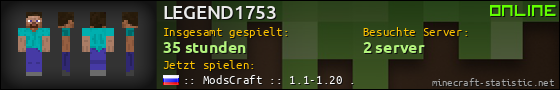 Benutzerleisten 560x90 für LEGEND1753