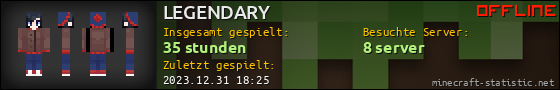 Benutzerleisten 560x90 für LEGENDARY