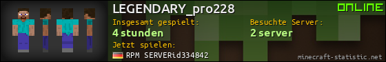 Benutzerleisten 560x90 für LEGENDARY_pro228