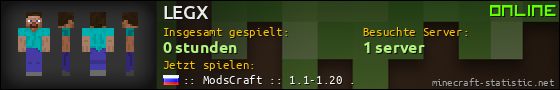 Benutzerleisten 560x90 für LEGX