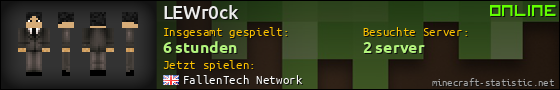 Benutzerleisten 560x90 für LEWr0ck