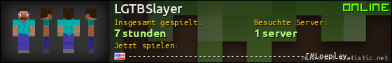 Benutzerleisten 560x90 für LGTBSlayer