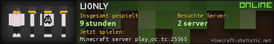 Benutzerleisten 560x90 für LI0NLY