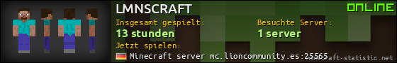 Benutzerleisten 560x90 für LMNSCRAFT