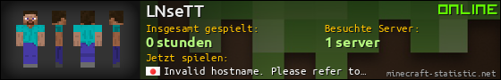 Benutzerleisten 560x90 für LNseTT
