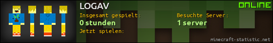 Benutzerleisten 560x90 für LOGAV