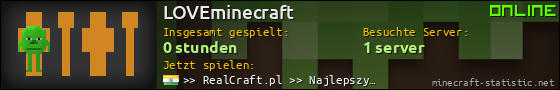 Benutzerleisten 560x90 für LOVEminecraft