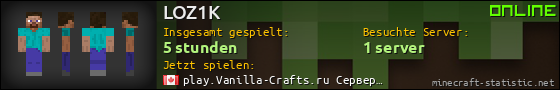 Benutzerleisten 560x90 für LOZ1K
