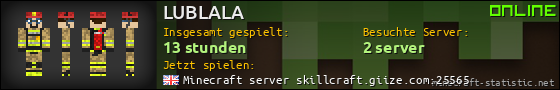 Benutzerleisten 560x90 für LUBLALA