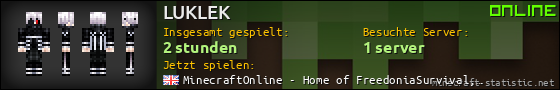 Benutzerleisten 560x90 für LUKLEK