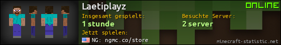 Benutzerleisten 560x90 für Laetiplayz