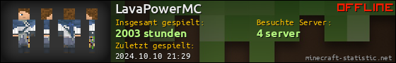 Benutzerleisten 560x90 für LavaPowerMC