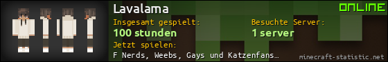 Benutzerleisten 560x90 für Lavalama