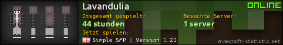 Benutzerleisten 560x90 für Lavandulia