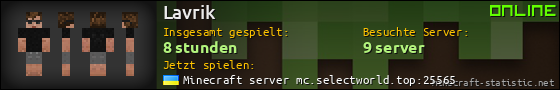 Benutzerleisten 560x90 für Lavrik