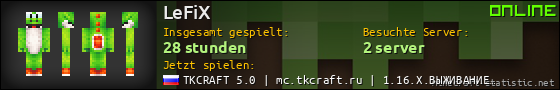 Benutzerleisten 560x90 für LeFiX