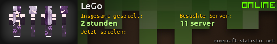 Benutzerleisten 560x90 für LeGo