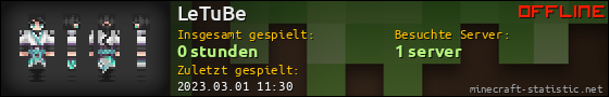 Benutzerleisten 560x90 für LeTuBe