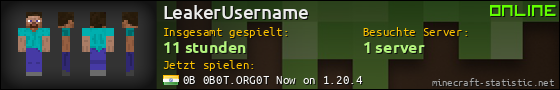 Benutzerleisten 560x90 für LeakerUsername