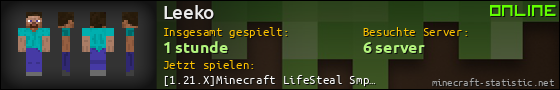 Benutzerleisten 560x90 für Leeko