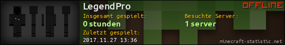 Benutzerleisten 560x90 für LegendPro