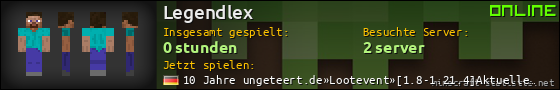 Benutzerleisten 560x90 für Legendlex