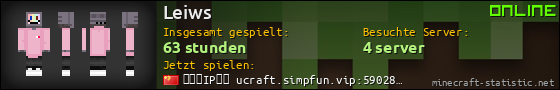 Benutzerleisten 560x90 für Leiws