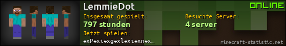 Benutzerleisten 560x90 für LemmieDot