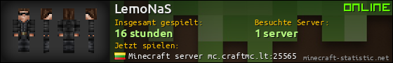 Benutzerleisten 560x90 für LemoNaS