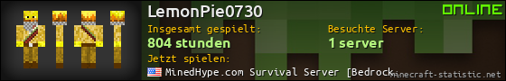 Benutzerleisten 560x90 für LemonPie0730