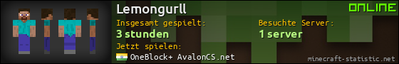 Benutzerleisten 560x90 für Lemongurll