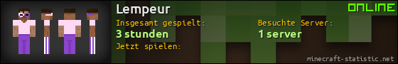 Benutzerleisten 560x90 für Lempeur