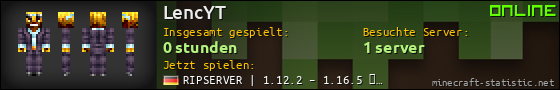 Benutzerleisten 560x90 für LencYT