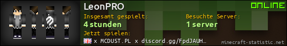 Benutzerleisten 560x90 für LeonPRO