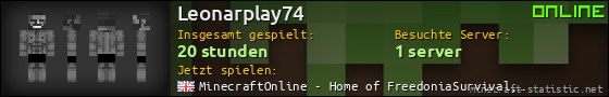 Benutzerleisten 560x90 für Leonarplay74