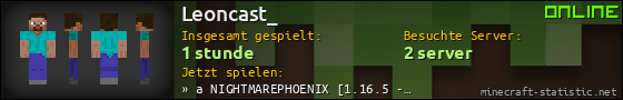 Benutzerleisten 560x90 für Leoncast_