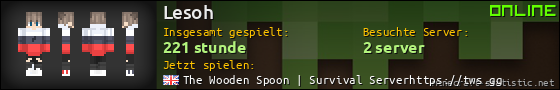 Benutzerleisten 560x90 für Lesoh