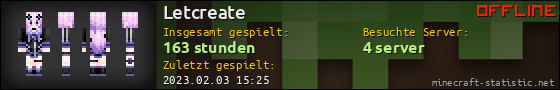 Benutzerleisten 560x90 für Letcreate