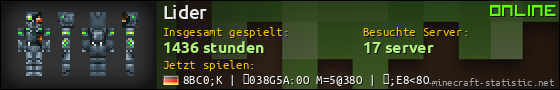 Benutzerleisten 560x90 für Lider