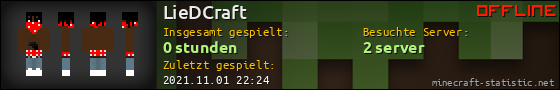 Benutzerleisten 560x90 für LieDCraft