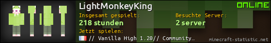 Benutzerleisten 560x90 für LightMonkeyKing