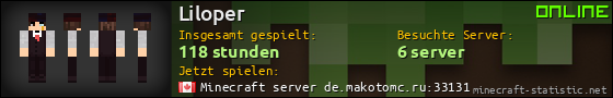 Benutzerleisten 560x90 für Liloper