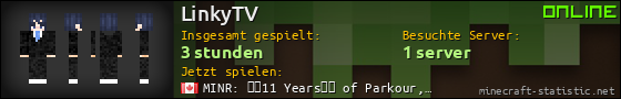 Benutzerleisten 560x90 für LinkyTV