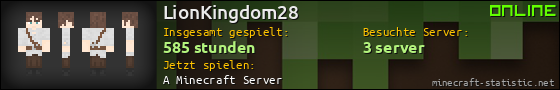 Benutzerleisten 560x90 für LionKingdom28