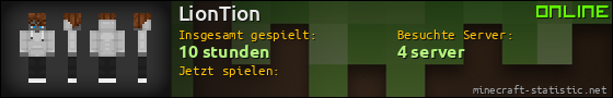 Benutzerleisten 560x90 für LionTion