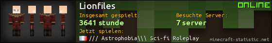 Benutzerleisten 560x90 für Lionfiles