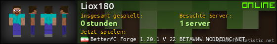 Benutzerleisten 560x90 für Liox180
