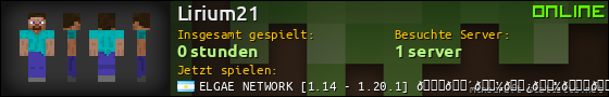 Benutzerleisten 560x90 für Lirium21